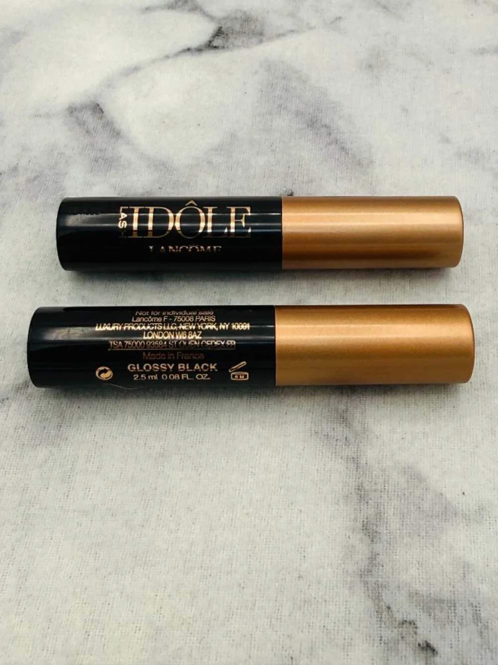 Lancome Beauty Gift Set-IDOLE LASH Lifting Volume Mascara Black,Travel-2pc-NEW